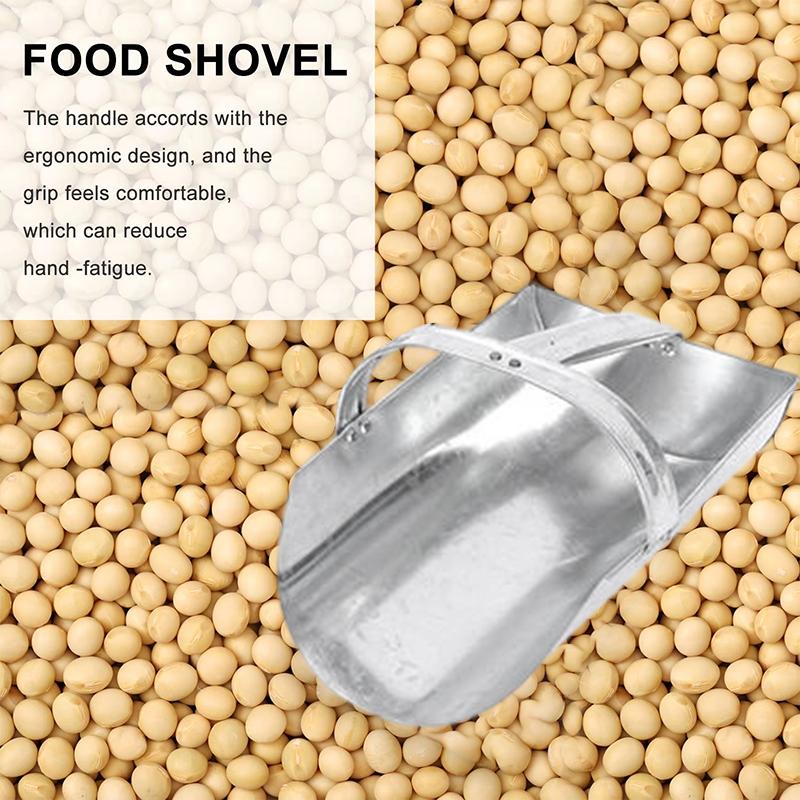 Толстый металл Большая вместимость Совок для риса Совок для корма Многофункциональный Гладкая эргономичная ручка Кухня Супермаркет Фермы