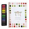 Watercolor Workbook 12 Colors Watercolor Painting Set with Paint Brush Beginner-Friendly Birds Animals Flowers Watercolor Book