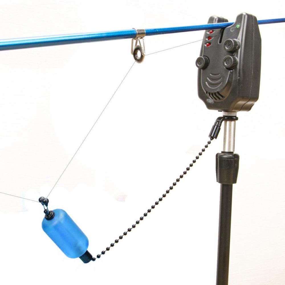 3PCS Iron Fishing Alarm Chain 3 Colors Fishing Alarm Hanger Bite Indicator Alerter For Carp Fishing