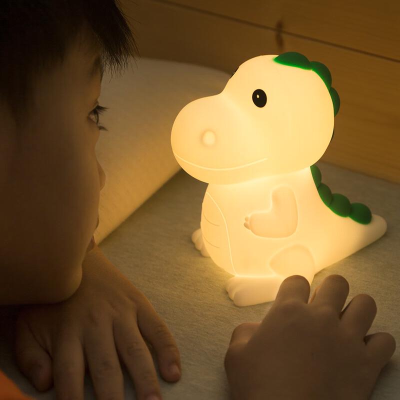 Li Shen Dinosaur Silicone Tap Night Light