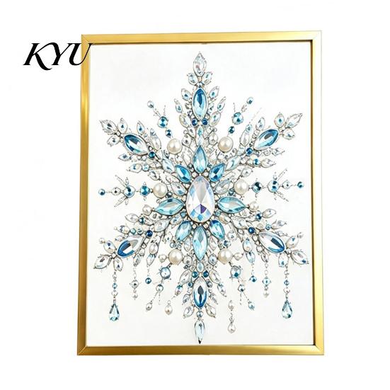 School Crafting Supplies DIY Christmas Tree Jewelry Craft Kit, Faux Crystal Bead Ornament Making Gift Components Set for Kids Adults, Creative Holiday