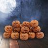 20Pcs Resin Halloween Pumpkin Decoration Reusable Scary Mini Fake Simulation Pumpkin Creative Funny Halloween Ornaments Festival