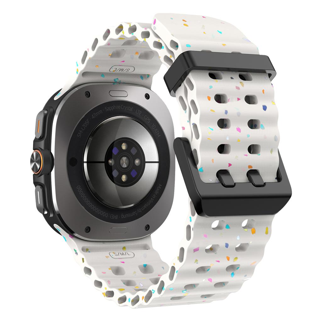 Оригинальный морской ремешок для Samsung Galaxy watch Ultra 47 мм Аксессуары Силиконовый спортивный браслет Ремешок Galaxy watch 7 Ultra