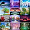 Full Round Diamond Painting Tree Landscape Craft Kit Diamond Embroidery Mosaic Forchildren Adults Handmade Wall Art