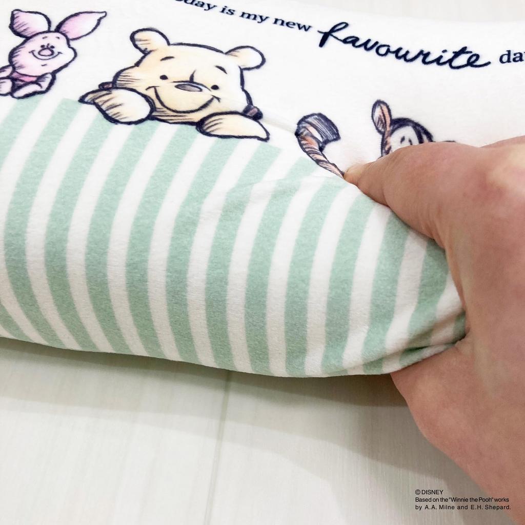 MORIPiLO Morishita подушка с эффектом памяти Винни-Пух 15x30 см поддержка талии поддержка спины мягкая игрушка подушка товары с персонажами Disney зеленый 4621179