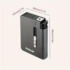 Cigarette Case Elegant Portable Automatic Metal Holds 10 King Size Cigarettes A Heartfelt Gift for Men Lighter Not Included