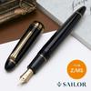 Sailor 1911 Gold Profit Large 21K Fountain Pen Black Music Nib 11-2021-920 with Converter