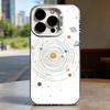 Space Galaxy Series Case for iPhone 16 15 14 13 12 11 Pro Max Plus Air 16E X XR XS Max Hard Shockproof Bumper Cover