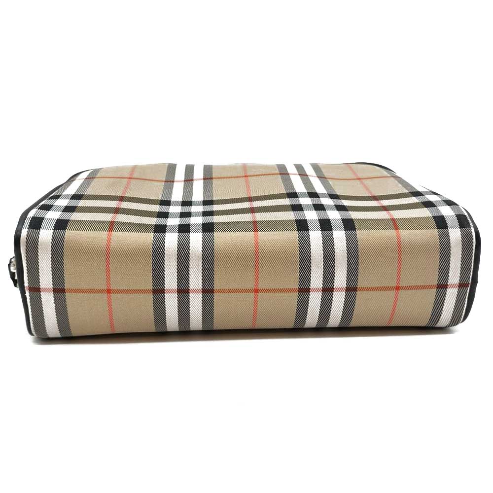 Б/у Сумка-косметичка BURBERRY Nova Check, холст, Женская
