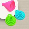 1/2Pcs Portable Funnels Foldable Mini Silicone Collapsible Funnel Folding Oil Pot Funnel Kitchen Tool Liquid Dispensing