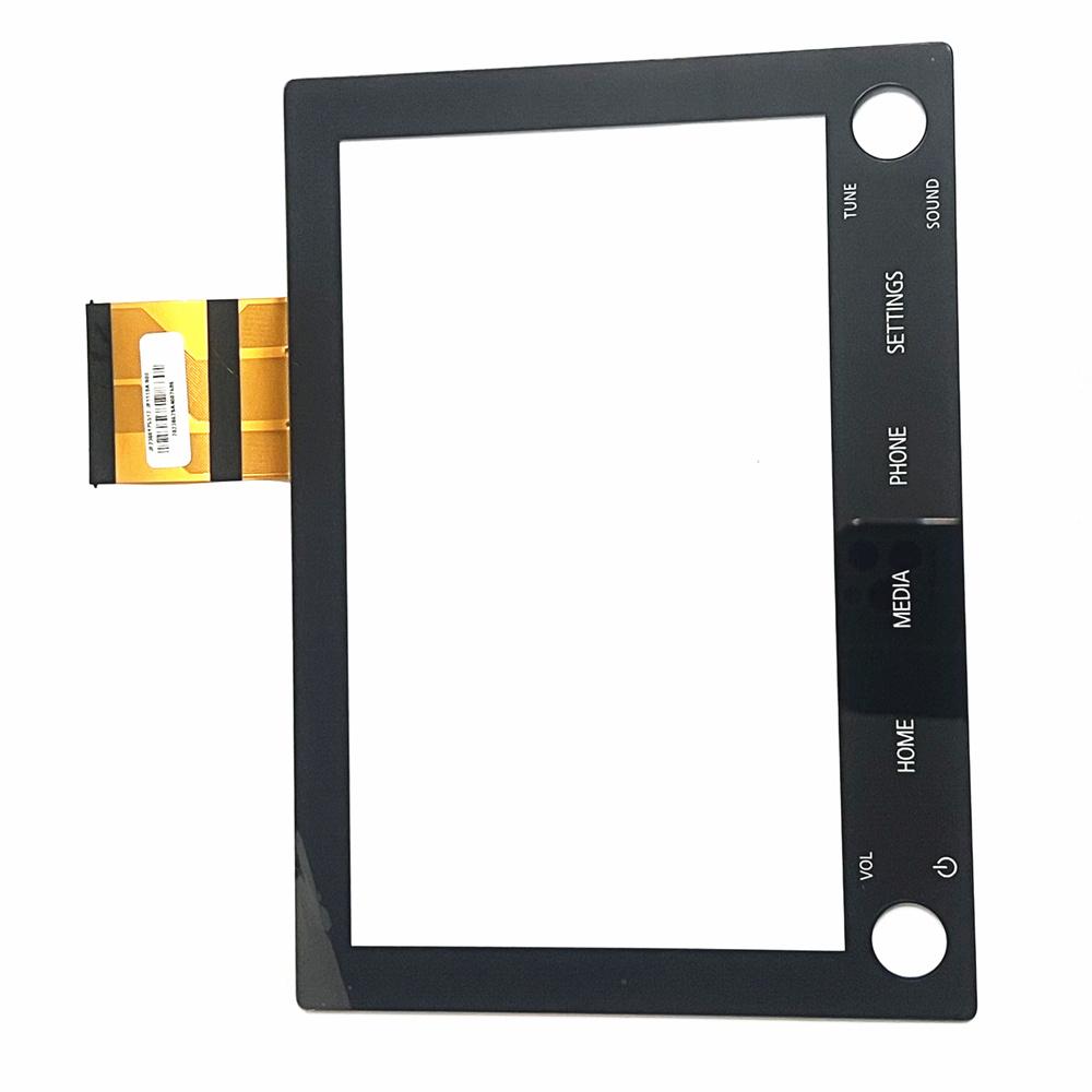 8" Touch Screen Glass Digitizer 2 Knobs 80Pins For Mitsubishi Outlander 8740a076