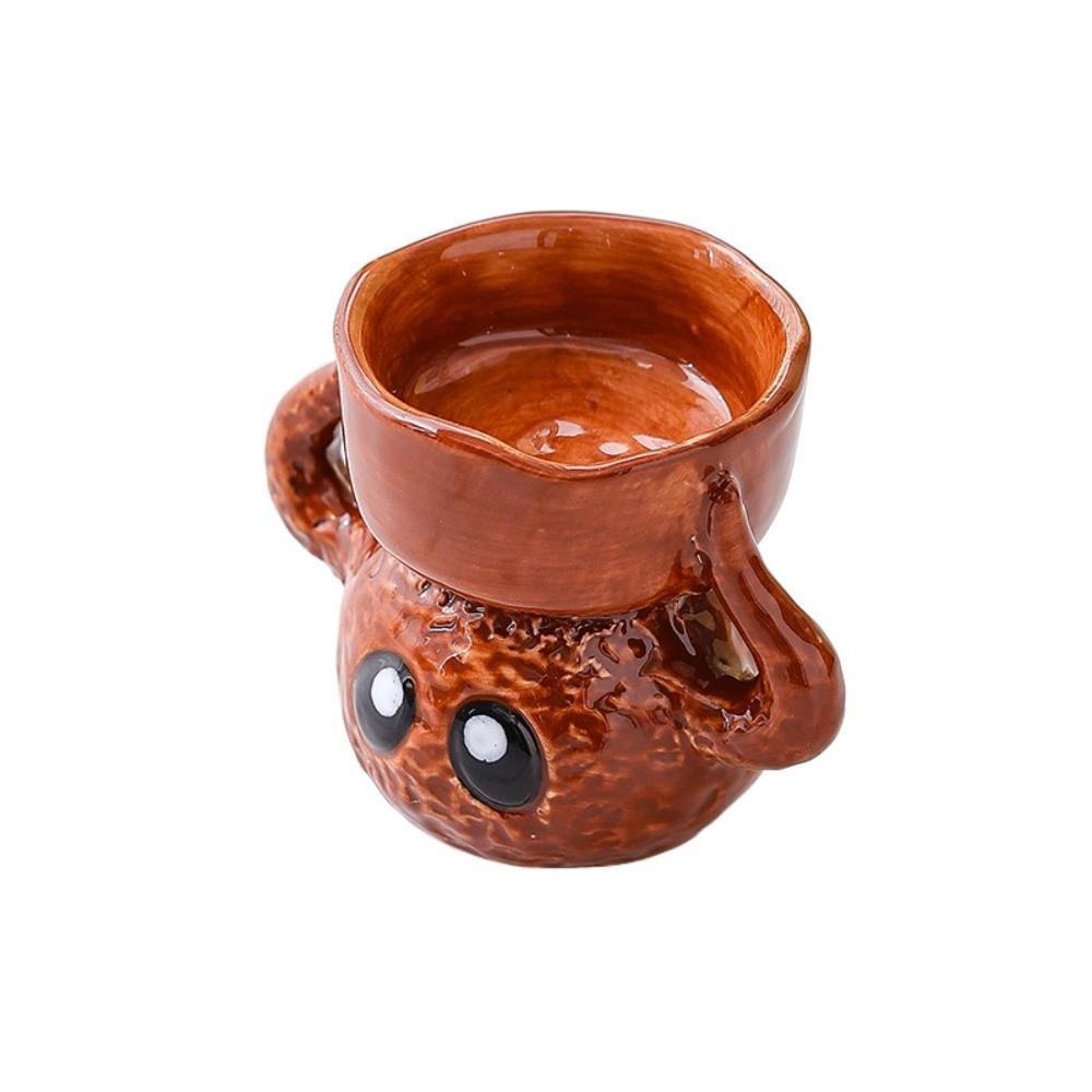 Cartoon Briquette Candle Holder Ceramics Candle Stand Creative Tea Light Candle Holder  Desktop