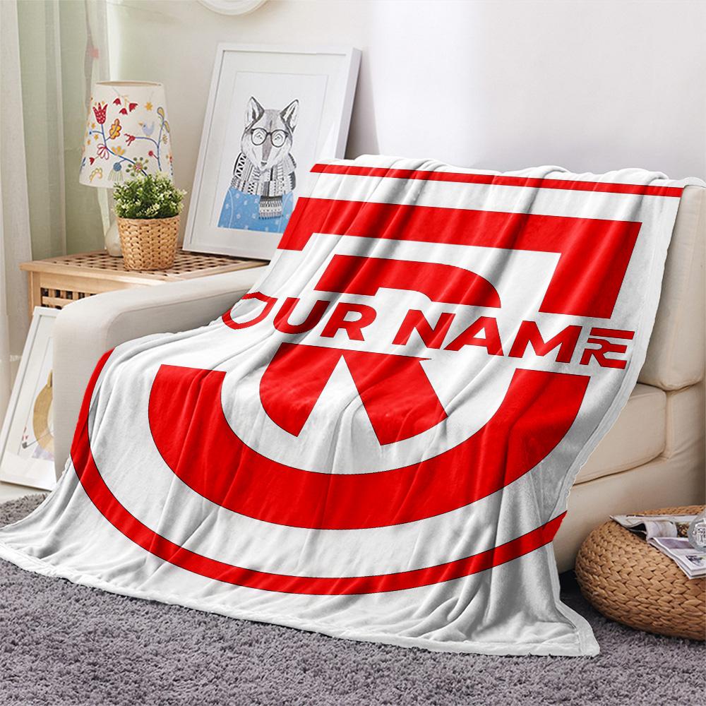 1PC Ssv Jahn Regensburg Custom Name Patterned Flannel Blanket Suitable For All Seasons For Home Decor Warmth And Comfort Gifts Holiday Present