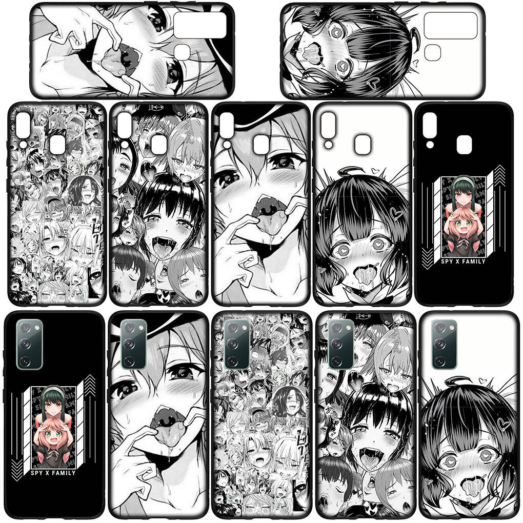Phone Case for Samsung Galaxy S25 S23 S22 S24 Ultra FE S8 A05 A06 A15 A16 A36 A37 A35 A54 A55 A56 A57 A25 A26 A53 Senpai Waifu Anime Girl Hentai Cover