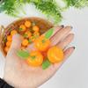10/50 Pcs Realistic Fruit Orange Decor Artificial Oranges Model Simulation Fake Imitation Fruits Models Mini Vegetable