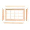 1:12 кукольных домиков, миниатюрные дверные окна, 12 решеток, квадратные окна, модель домашнего декора