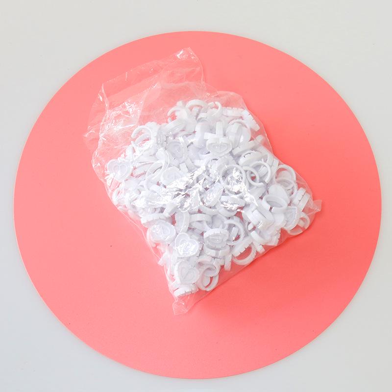 Кольцо-чашка для наращивания ресниц с клеем One-Piece Grafting Eyelash - профессиональный инструмент для наращивания ресниц