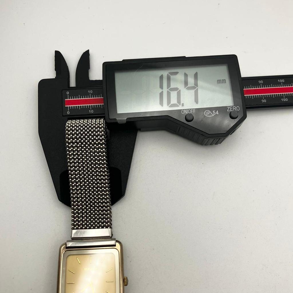 Б/у Рабочее item Часы Rado Diastar Мужские Золотой циферблат Квадратные Новая батарейка RADO DIASTAR Серебристый QZ