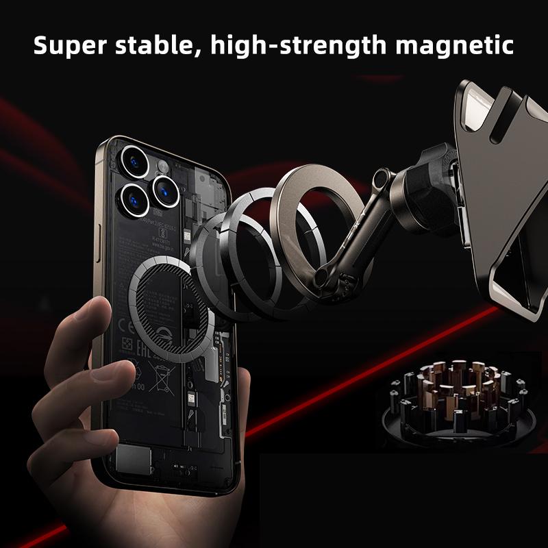 Car Phone Holder For Tesla Model3 Highland Model Y 2019-2025 Car Mount Adjustable Magnetic Car Phone Support Frame Accessories