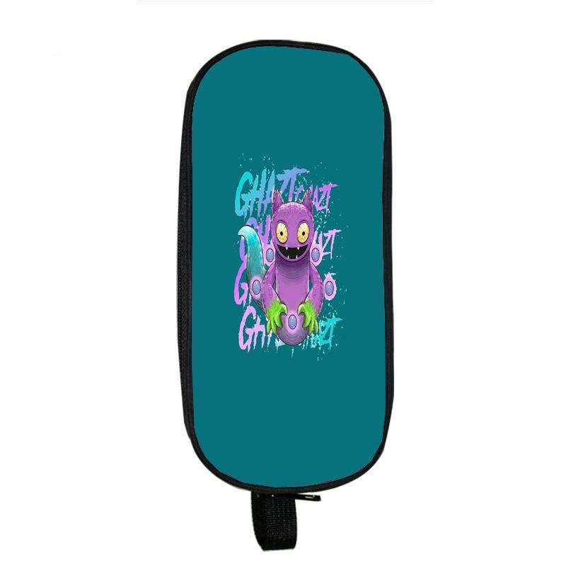 Пеналы с изображением моих поющих монстров, мягкая игра ужасов, каваи, двухслойная сумка для карандашей, чехол для ручек, школьные принадлежности, канцелярские принадлежности