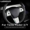 Для Tesla Model 3 ModelY Роскошная Алмазная нашивка Автомобильный руль Центральный контрольный держатель для чашки Воздуховыпускное отверстие Внутренняя наклейка