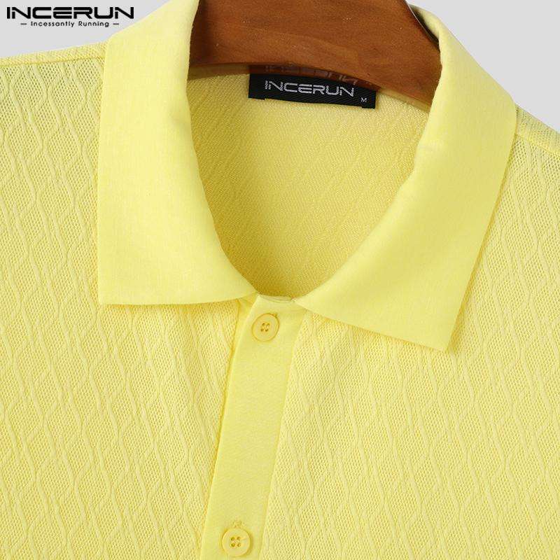 INCERUN Мужские летние футболки с круглым вырезом и коротким рукавом, повседневные, облегающие, офисные, топы