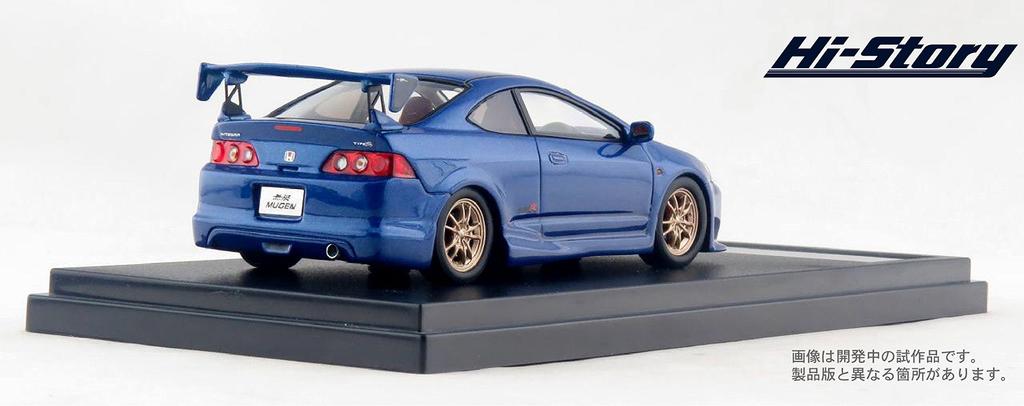 Привет история Honda INTEGRA TYPE R Mugen MUGEN Vivid Blue Pearl Готовый продукт 1/43 (2004)