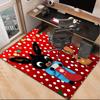 Bunny's Cozy Hug Office Rug Chair Mat, Game Carpet, Suitable for Front Door, Bedroom, Living Room, Desk, Holiday Gift