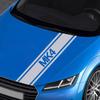 W148Car Front Bonnet Hood Stickers Vinyl Decals Exterior for Volkswagen VW MK4 Logo Bora Golf Passat Touran Anti Scratch Film Stripe