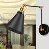 Adjustable Wall Light Retro Industrial Sconce Bedroom Study Indoor Wall Lamp Long Arm Reading Wall Light E27 Decoration Lighting