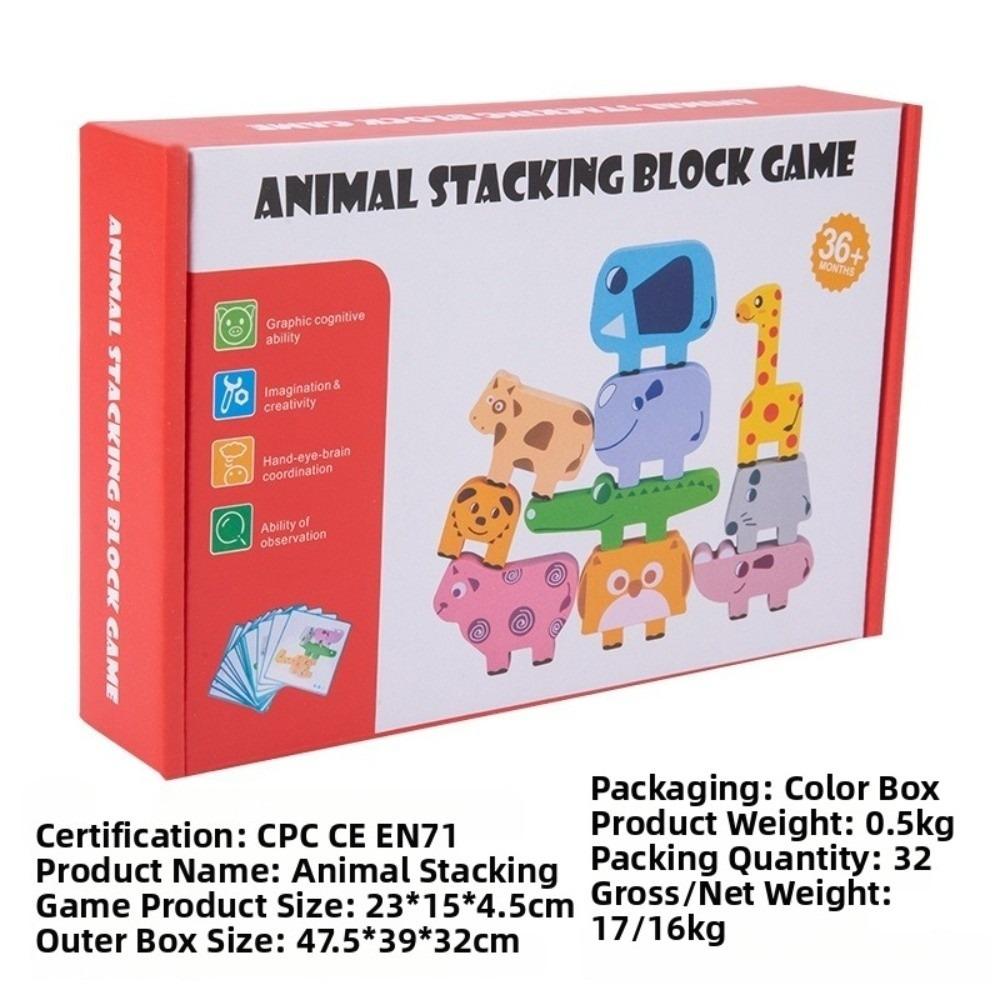 Stacking Layer Shape Matching Puzzle Sensory Play Balance Toy Gifts For Children