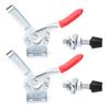 2Pcs Welding Toggle Clamp Horizontal Fixture Elbow Compressor Quick Release Hand Tool GH?225?D