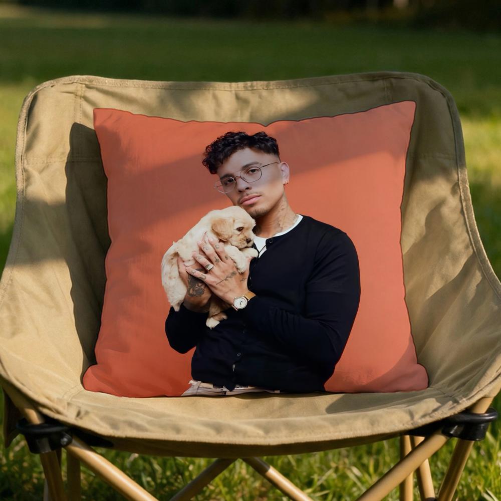 Singer Rauw A Nuestra Cushion Cover Soft Reversible Durable Pillow Cover MultiScene Use for Home Car Daily Comfort