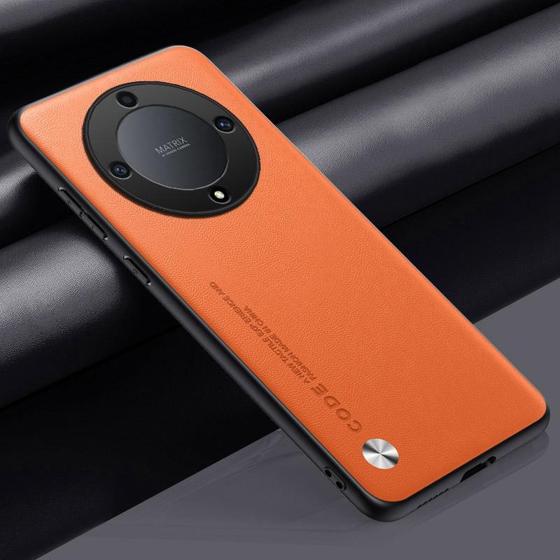 Роскошный чехол из искусственной кожи для Honor X9A X9B Magic 5 6 Lite 5G, задняя крышка, силиконовый защитный чехол для телефона Honor Magic 5 6 Pro