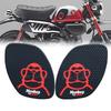 For Monkey 125 2023 2022 Motorcycle Tank Fuel Tank Pad with Knee Grip Fuel Tank Side Sticker for For Monkey For MONKEY 125 Motorcycle Tank Knee Tank