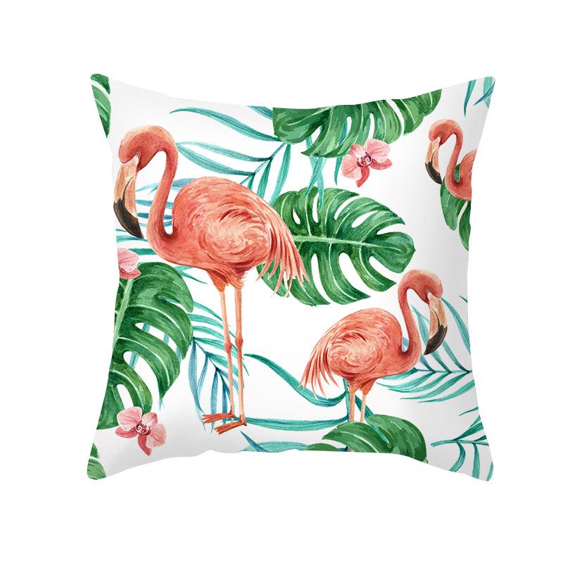 Plant Flower Pillow Cover Decorative With Short Plush Print Of Nordic Flowers Home Decor Throw For Living Room Cushion Cover