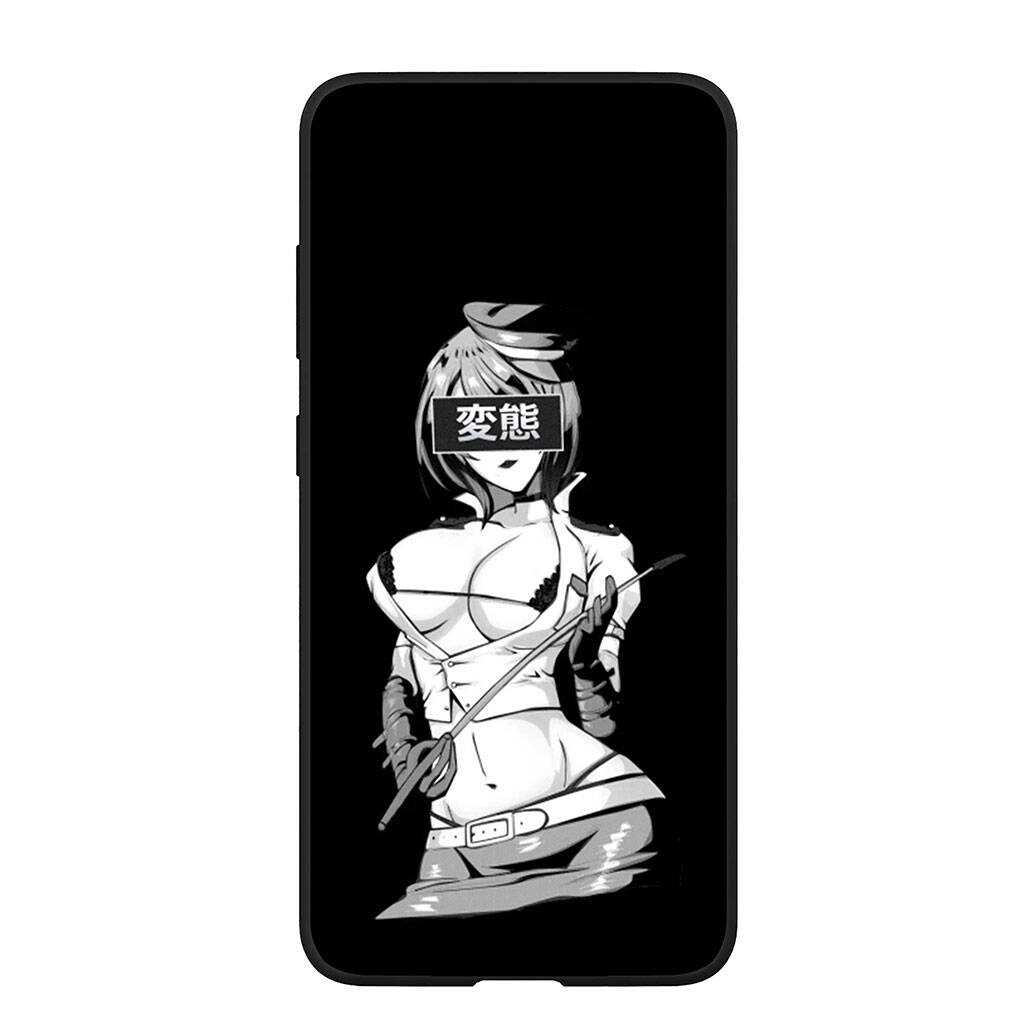 Чехол для iPhone 17 16 15 Xiaomi Poco F8 F7 X7 X6 M8 C85 C75 C71 Redmi Note 14 13 12 11 Pro Max A4 14C 13C 15C Ahegao Харадзюку Мультяшная Девушка Waifu Чехол
