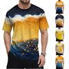Мужская модная футболка, уличная повседневная одежда с коротким рукавом