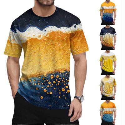 Мужская модная футболка, уличная повседневная одежда с коротким рукавом