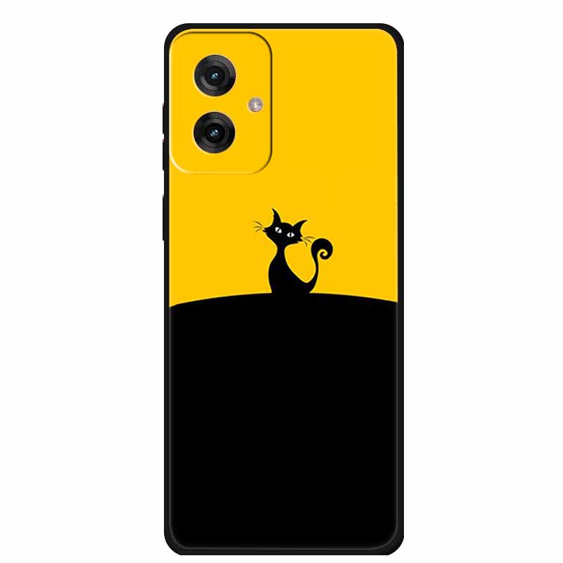 Для Motorola Moto G55 5G Чехол Роскошный ТПУ Мягкий Силикон Задняя Крышка Чехлы для Телефона для MotoG55 Защитный Ударопрочный Цветные Fundas