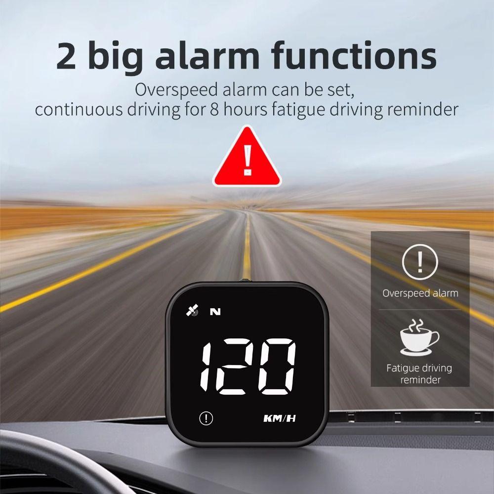 HUD Car Head Up Display Portable Windshield Projector GPS Digital Speedometer  Fit All Car