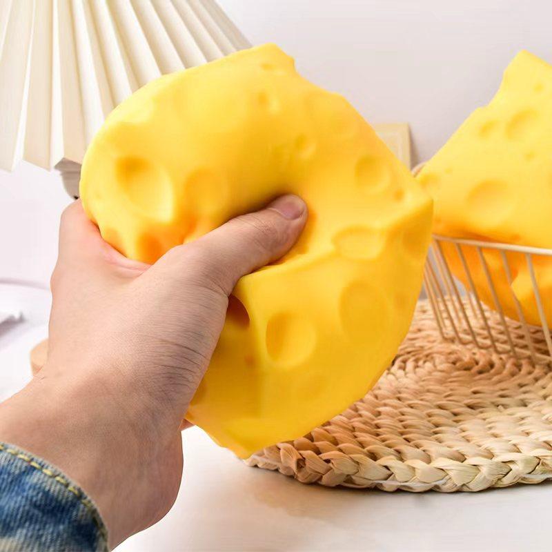 Игрушки Сквиши Квадратный Сыр Сжималка Медленное Отскакивание Нажималка Снятие Стресса Сенсорная Игрушка Мягкий Масляный Сыр Фиджет Игрушка Подарок на День Рождения