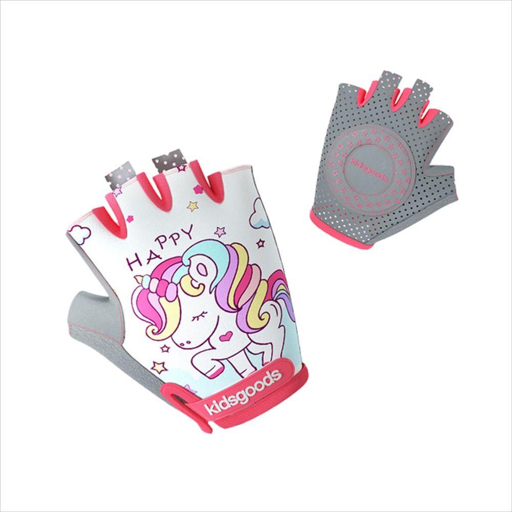 Перчатки для горного велосипеда для мальчиков и девочек, спортивные перчатки, детские велосипедные перчатки, перчатки с половиной пальца