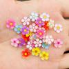 50 Pcs New Cute Mini Kawaii Mixed Color Floret Flat Back Resin Scrapbook Diy Party Manicure Hairpin Accessories Craft A44