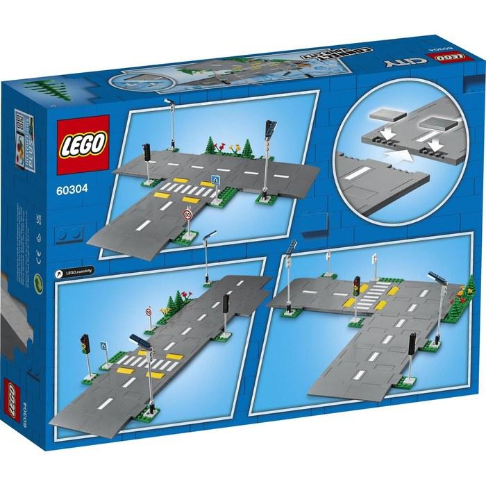 LEGO City Connecting Road Plates Intersection 60304 (Gray, 1 Pack)