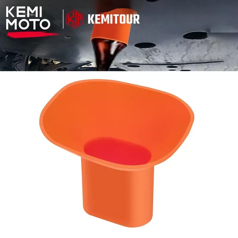 KEMIMOTO ATV UTV Motorcycle Car Truck Boat Silicone Fold Skid Oil Change Funnel for Can-am Maverick X3, X3 Max Defender