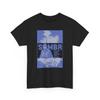 SOMBR Футболка с принтом Streetwear Модная Хлопок Y2k Короткий рукав Классический Оверсайз Для пар Короткий рукав Классический