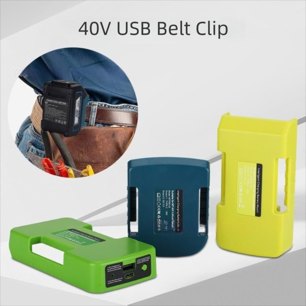 Multifunctional Battery Adapter Holder Portable Battery Interface for Greenworks Ryobi