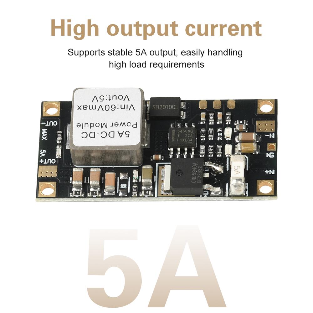 DC-DC 6.1V-61V to 1V 11V Voltage Stabilizing Step-Down Module Mini-Low-Profile Buck Converter Power Supply