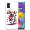 Милый Щенок Сердце Собаки Чехол для Телефона Для Samsung Galaxy A52 A32 A22 A12 A02S A50S A30S A51 A31 AA71 Note 20 Ultra 10 S10 Plus Gala
